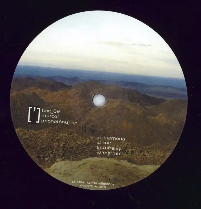 Exclusive Murcof Monotonu EP UK 12" vinyl
