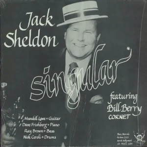 Jack Sheldon Singular + signed letter US Vinyl LP In Demand
