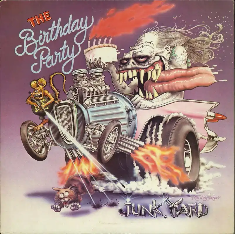 The Birthday Party Junk Yard - EX UK Vinyl LP Handmade