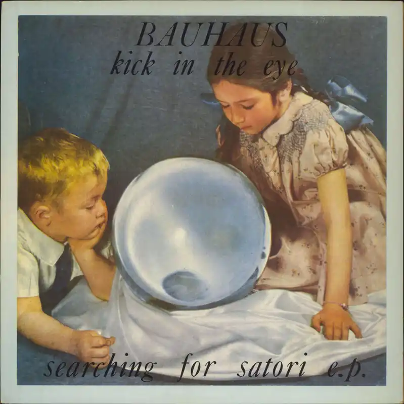 Bauhaus Searching For Satori EP - black text p/s UK 12" vinyl Crafted