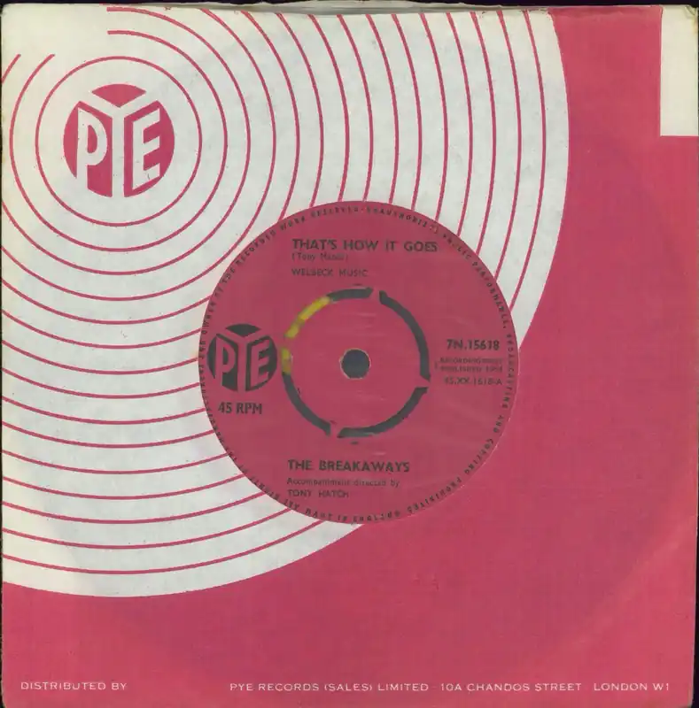 The Breakaways That's How It Goes UK 7" vinyl Exclusive Offer