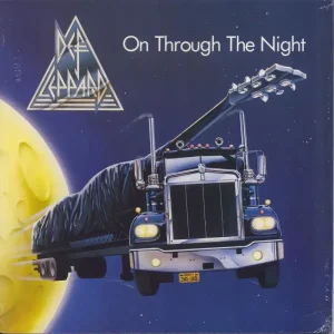 New Arrival Def Leppard On Through The Night - Blue Vinyl UK Vinyl LP