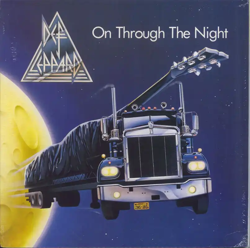 New Arrival Def Leppard On Through The Night - Blue Vinyl UK Vinyl LP