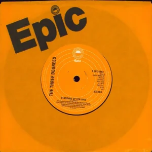 The Three Degrees Standing Up For Love UK 7" vinyl Sale