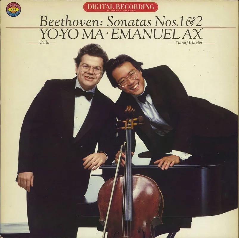Yo-Yo Ma & Emanuel Ax Beethoven: Sonatas Nos. 1 & 2 Dutch Vinyl LP Don’t Miss Out