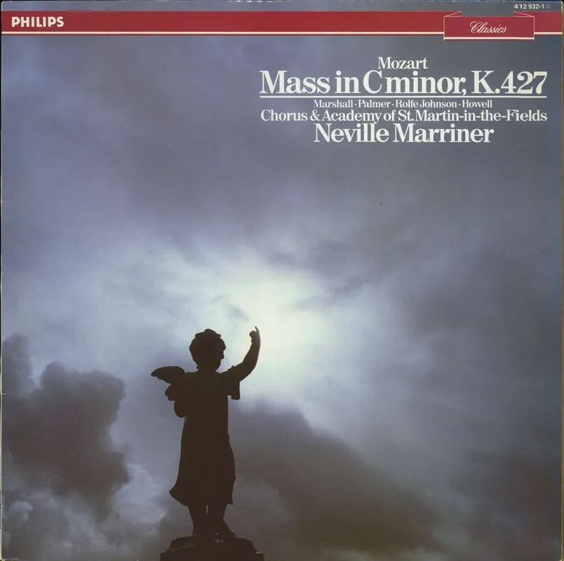 The Academy Of St. Martin-In-The-Fields Mozart: Mass in C Minor, K.427 Dutch Vinyl LP Original