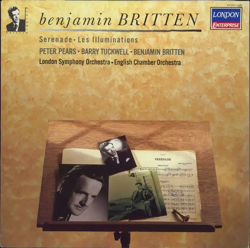 Last Chance Benjamin Britten Serenade / Les Illuminations Dutch Vinyl LP