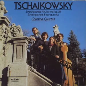 Carmina-Quartett Tschaikowsky: Streichquartett Nr. 3 Es-Moll Op. 30 / Streichquartett B-Dur Op. Posth. Swiss Vinyl LP Free Returns