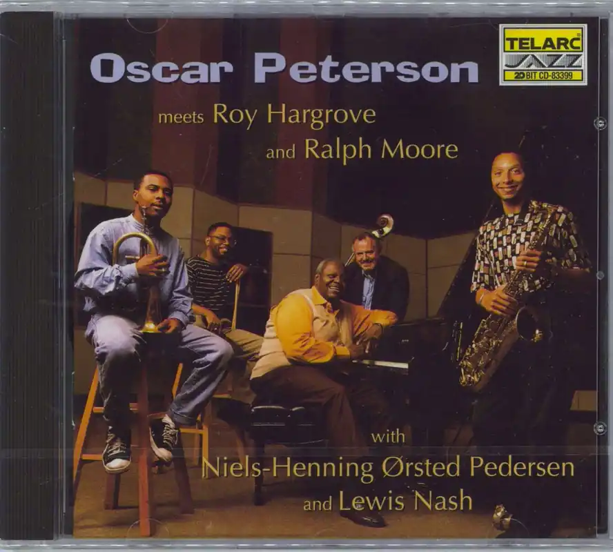 Genuine Oscar Peterson Oscar Peterson Meets Roy Hargrove And Ralph Moore US CD album