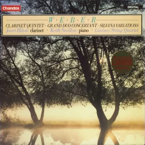 Carl Maria Von Weber Clarinet Quintet / Grand Duo Concertant / Silvana Variations UK Vinyl LP Weekend Sale