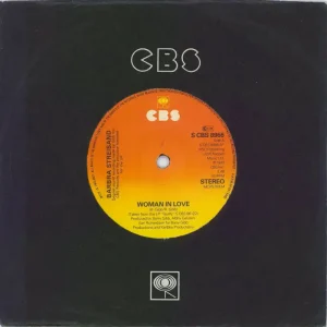 Barbra Streisand Woman In Love - Solid Irish 7" vinyl Luxury