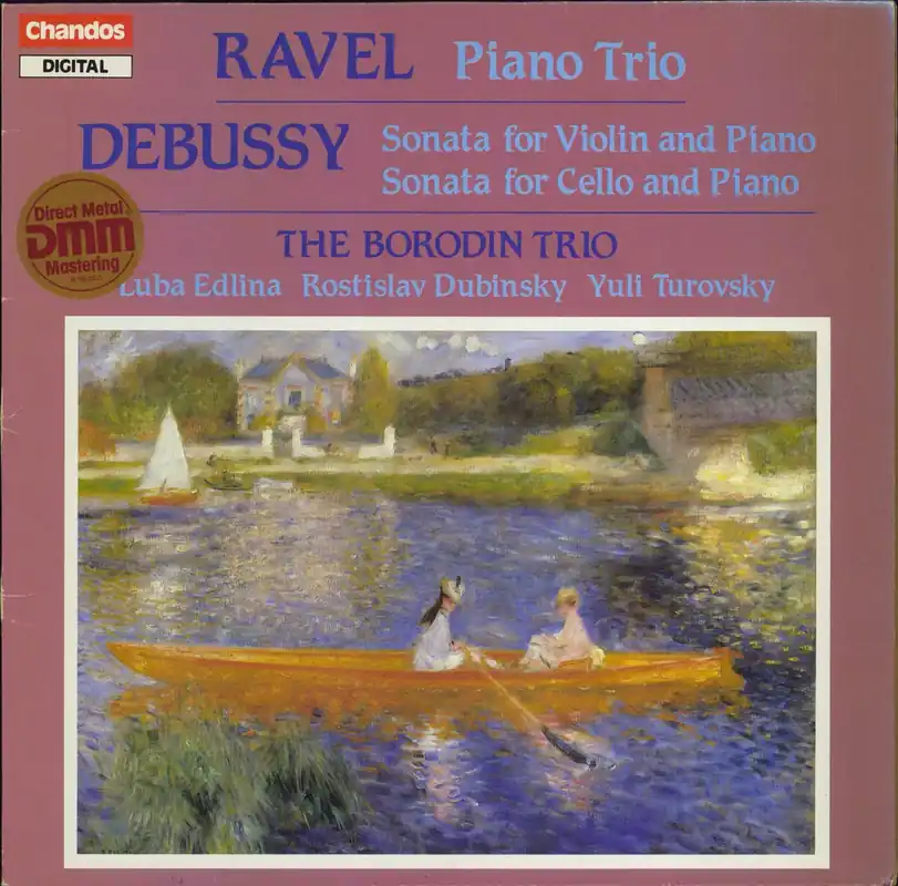 Flash Sale The Borodin Trio Ravel: Piano Trio / Debussy: Sonata For Violin And Piano & Sonata For Cello And Piano UK Vinyl LP