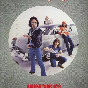 Handmade Bad Company British Tour 1979 + Ticket Stub UK Tour programme