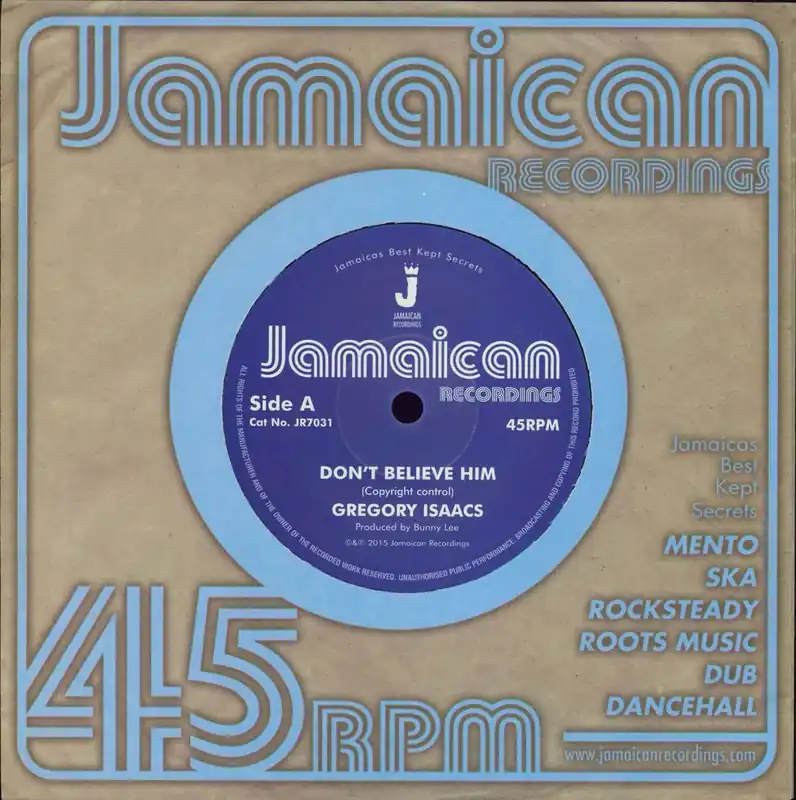 Gregory Isaacs Don't Believe Him UK 7" vinyl Shop Now