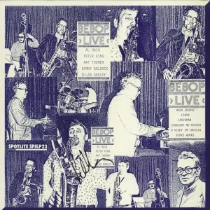 Super Sale Peter King (Jazz) Bebop Live - Autographed UK Vinyl LP