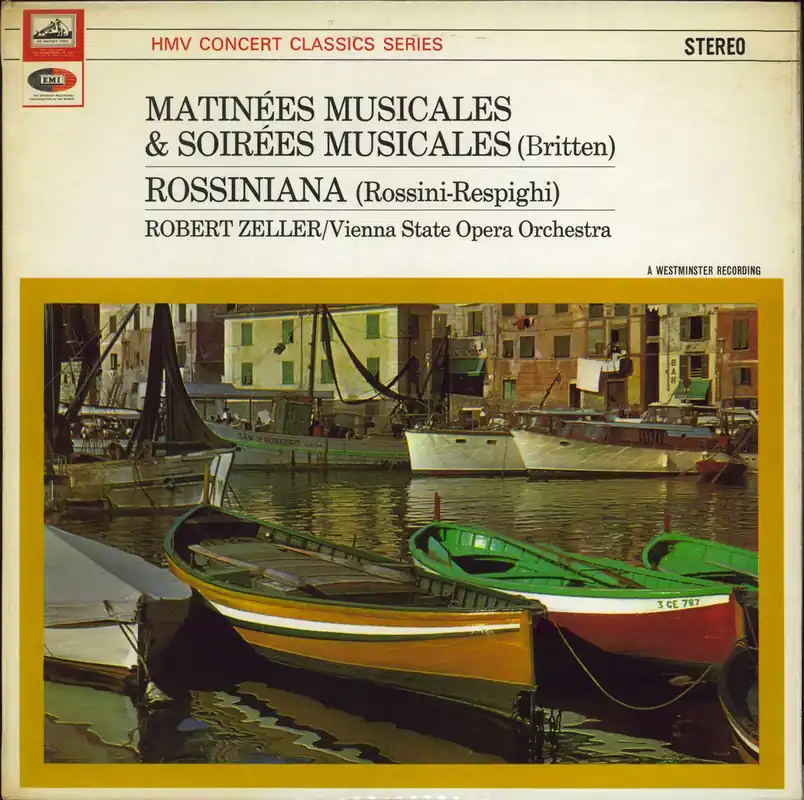 Same Day Shipping The Vienna State Orchestra Britten: Matinées Musicales & Soirées Musicales / Respighi: Rossiniana UK Vinyl LP