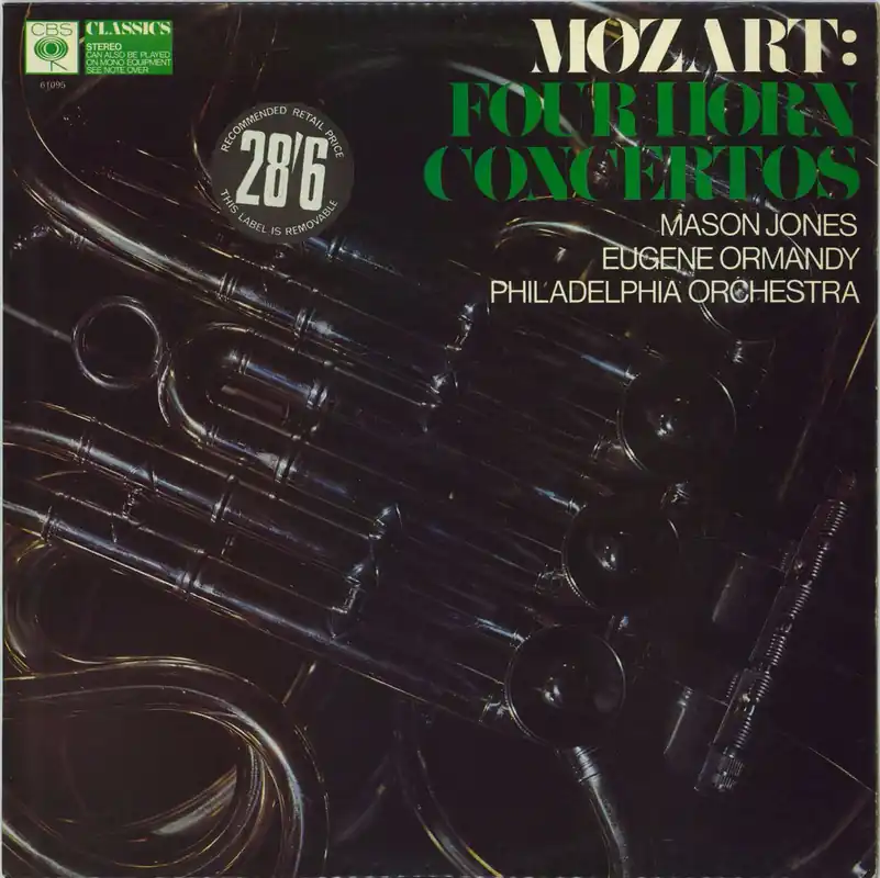 Wolfgang Amadeus Mozart Four Horn Concertos UK Vinyl LP Secure Checkout