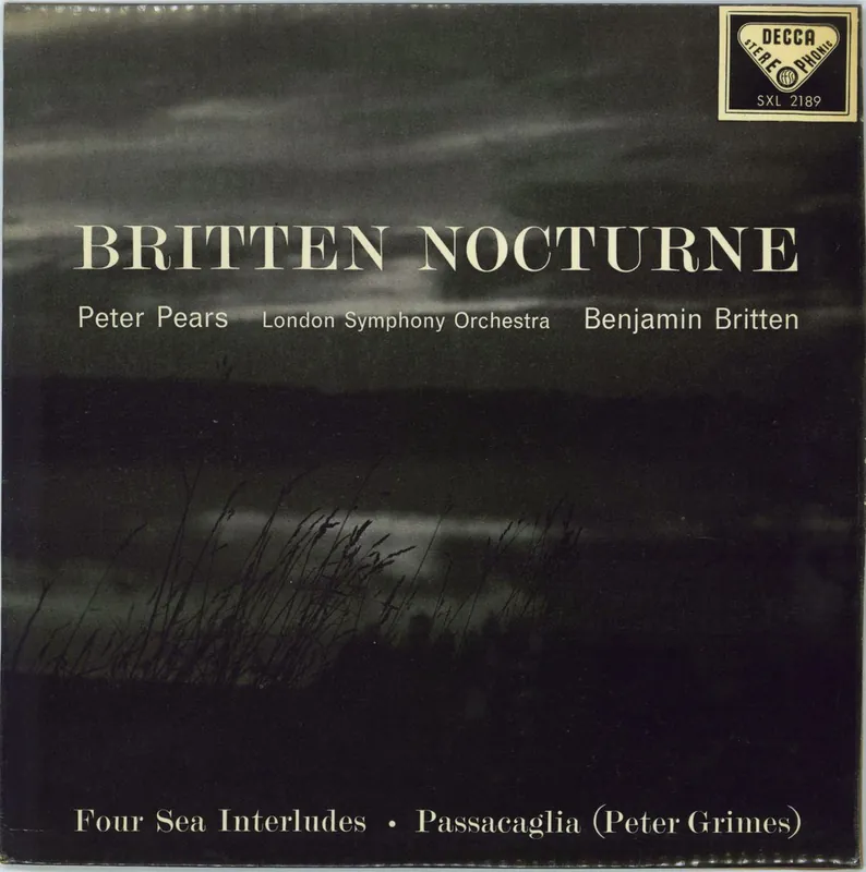 Benjamin Britten Nocturne UK Vinyl LP Clearance