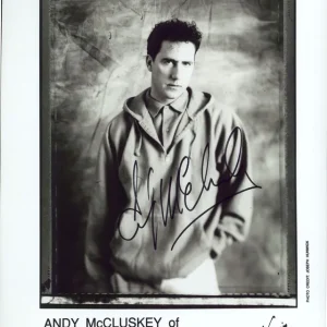 Direct From Factory Orchestral Manoeuvres In The Dark Autographed Andy McClusky Publicity Photograph UK Promo Photograph
