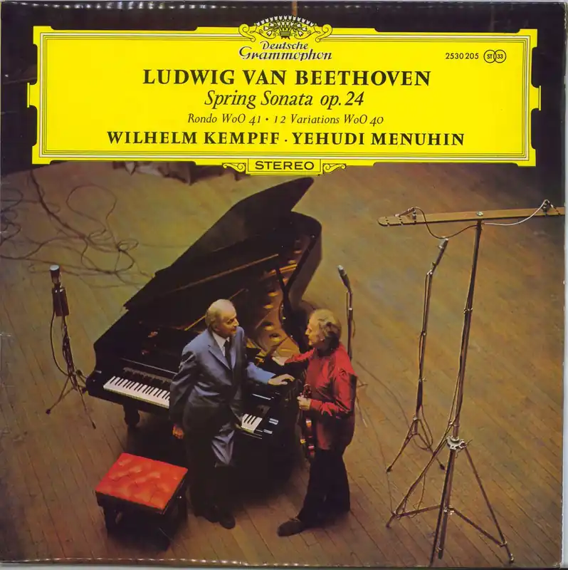 Ludwig Van Beethoven Spring Sonata Op. 24 · Rondo WoO 41 · 12 Variationen WoO 40 German Vinyl LP In Demand
