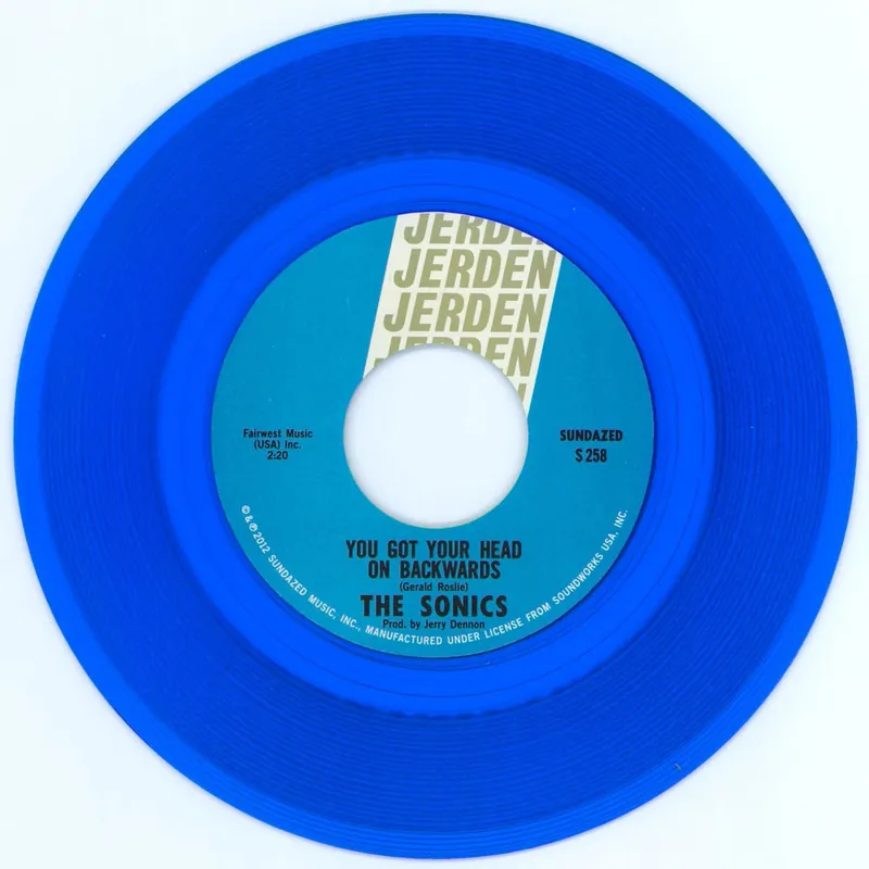 The Sonics You Got Your Head On Backwards US 7" vinyl Bargain