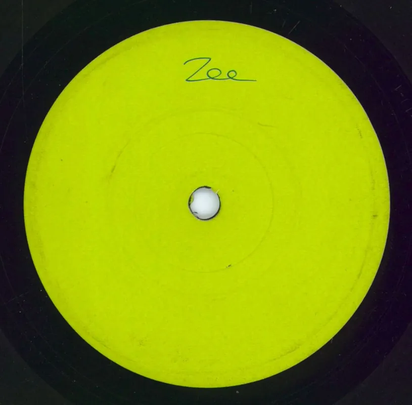 Zee Confusion - Test Pressing UK 7" vinyl Certified