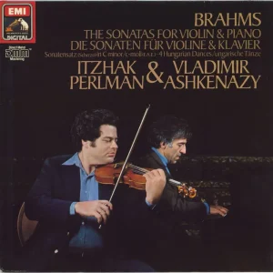 Reduced Price Itzhak Perlman & Vladimir Ashkenazy Brahms: The Sonatas For Violin & Piano German 2-LP vinyl set