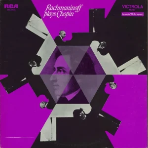 Professional Grade Sergei Rachmaninov Rachmaninoff Plays Chopin US Vinyl LP
