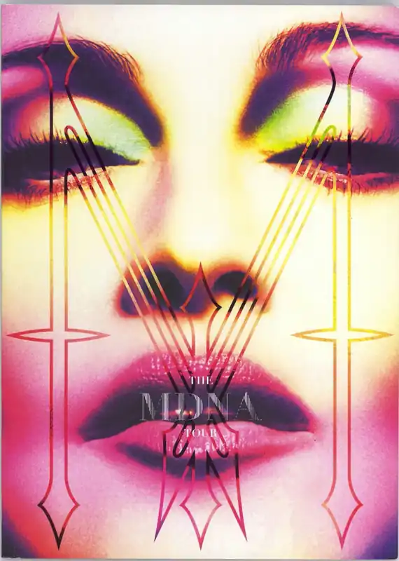 Handmade Madonna The MDNA Tour + Ticket Stubs/Early entry tickets UK Tour programme