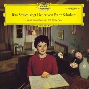 Final Sale Rita Streich Sings Lieder of Franz Schubert German Vinyl LP