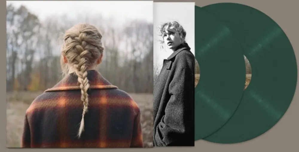 Hot Deal Taylor Swift Evermore - Green Vinyl - Sealed UK 2-LP vinyl set