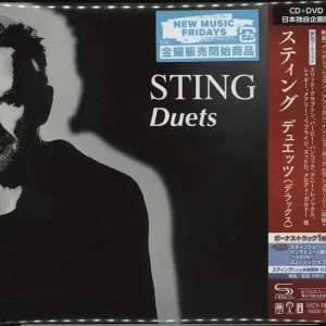 Sting Duets Japanese 2-disc CD/DVD set Same Day Shipping