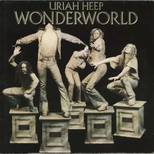 Uriah Heep Wonderworld German Vinyl LP Price Cut
