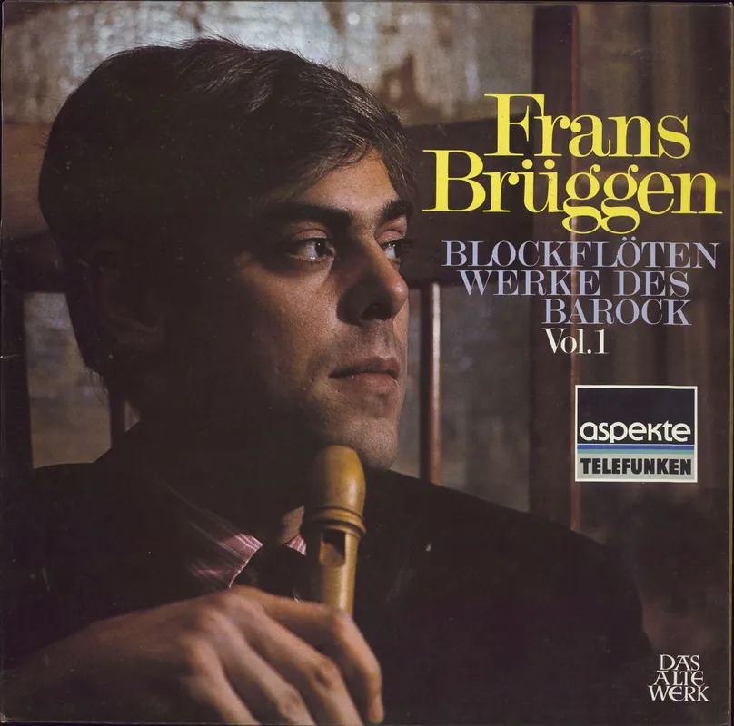 Frans Brüggen Blockflötenwerke Des Barock, Vol. 1 German Vinyl LP Discount