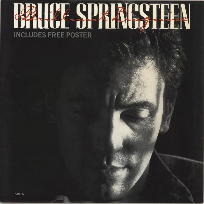 Bruce Springsteen Brilliant Disguise + Poster UK 12" vinyl Today Only