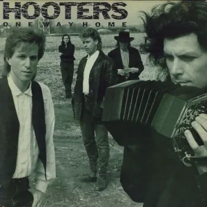 Original Hooters One Way Home + Insert - Promo Stamped UK Vinyl LP
