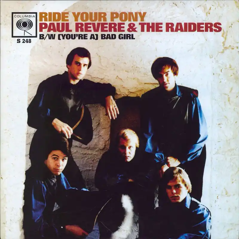 New Release Paul Revere & The Raiders Ride Your Pony - RSD12 - Red Vinyl US 7" vinyl