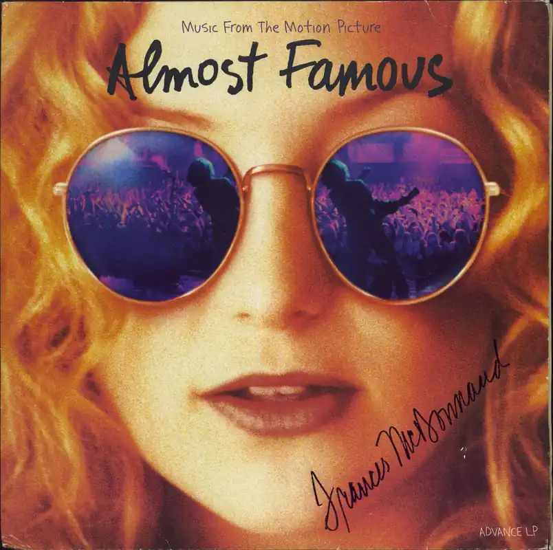 Original Soundtrack Almost Famous - Autographed by Frances McDormand US Promo 2-LP vinyl set Save Now