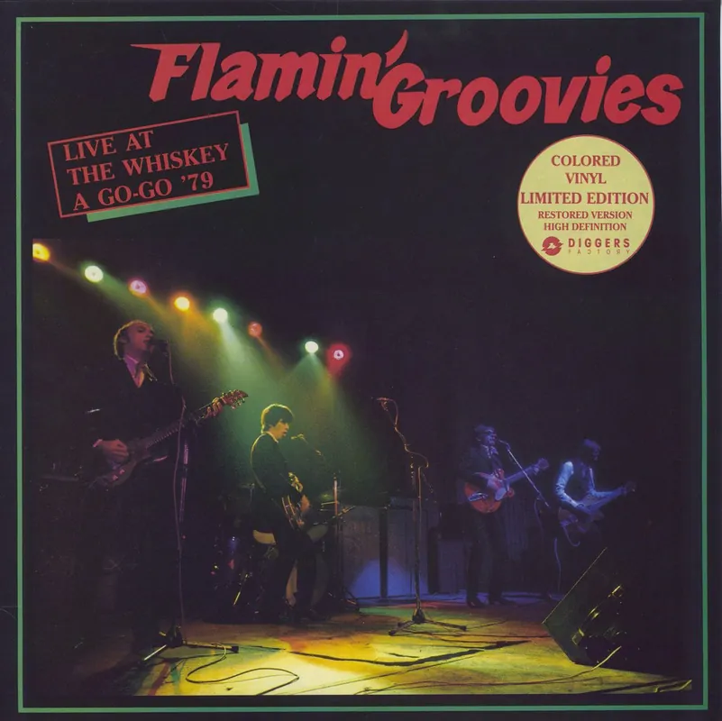 Crafted Flamin' Groovies Live At The Whiskey A Go-Go '79 - Red vinyl French Vinyl LP