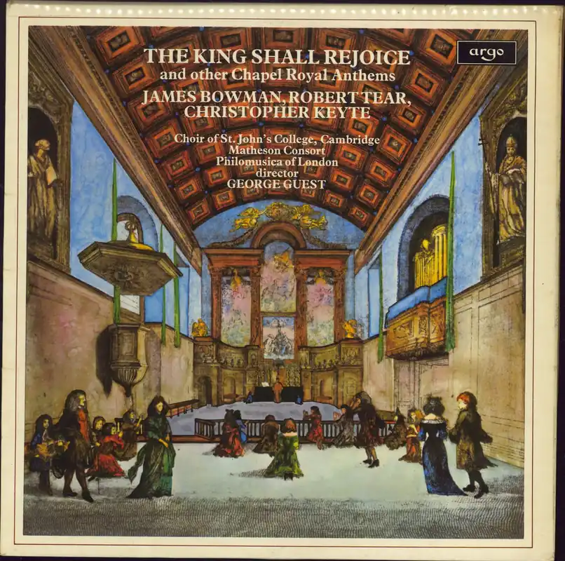 Time-Limited The Choir Of St. John's College, Cambridge The King Shall Rejoice And Other Chapel Royal Anthems UK Vinyl LP