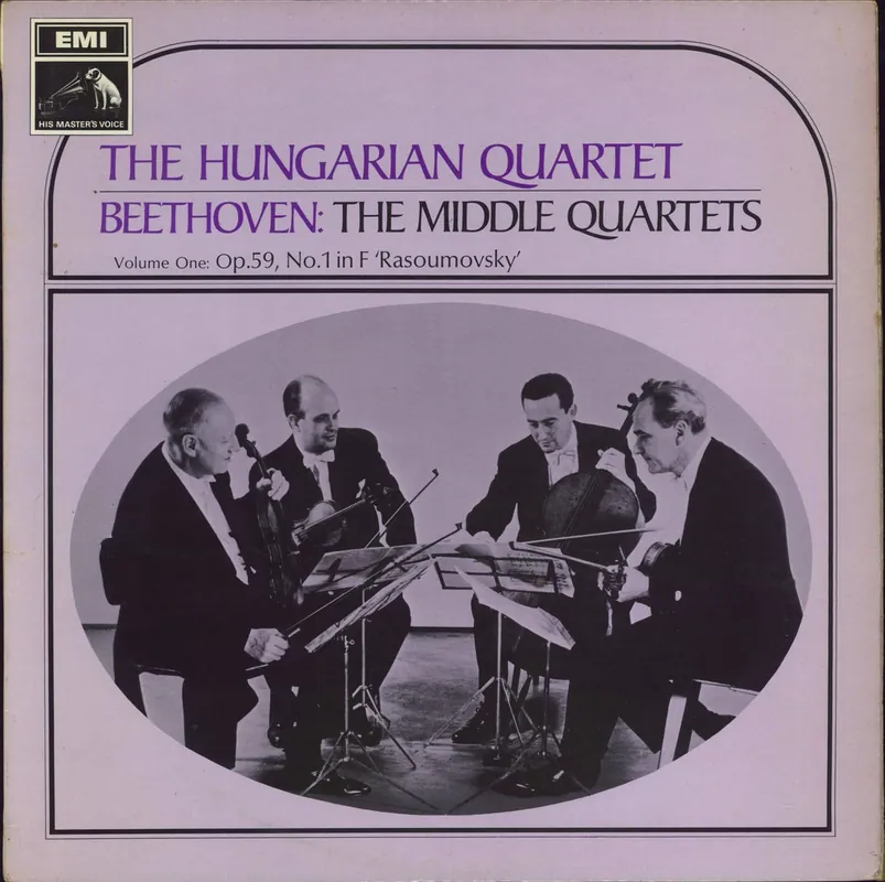 The Hungarian Quartet Beethoven: The Middle Quartets, Volume 1 UK Vinyl LP Buy Today