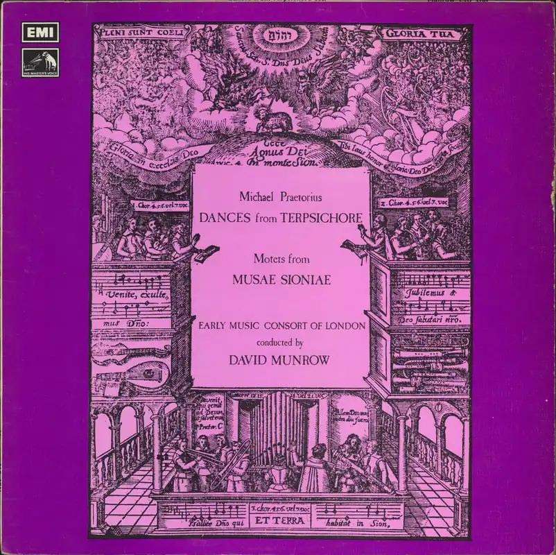 The Early Music Consort Of London Music By Praetorius: Dances From Terpsichore / Motets From Musae Sioniae UK Vinyl LP Cheap