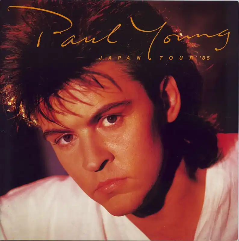 Limited Time Paul Young Japan Tour '85 + Ticket Stub Japanese Tour programme