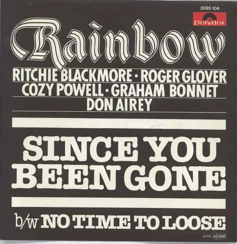 Best Seller Rainbow Since You Been Gone German 7" vinyl