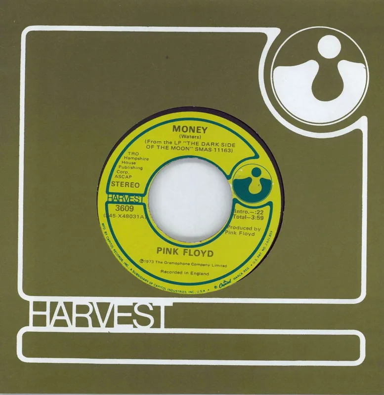 Don’t Miss Out Pink Floyd Money - 1st US 7" vinyl