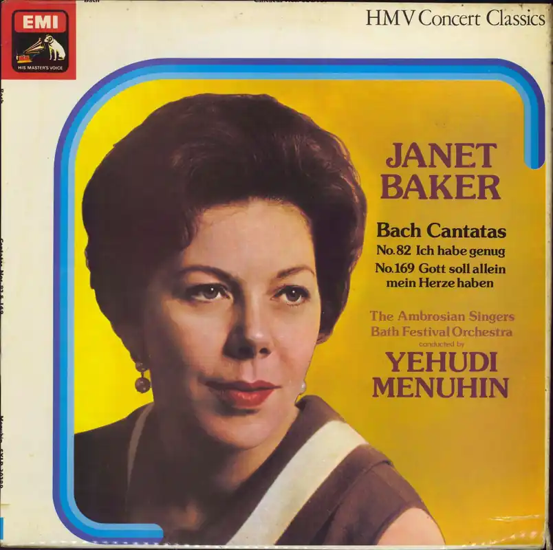 Janet Baker Bach Cantatas No. 82 & 169 UK Vinyl LP Last Chance