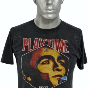 Peter Gabriel Playtime 1988 UK T-shirt Fresh Stock