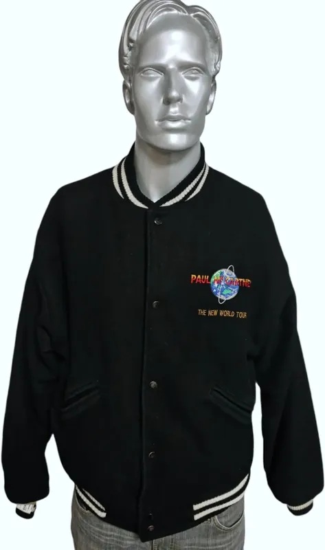 Paul McCartney and Wings The New World Tour - Varsity (L) US Jacket Special Discount