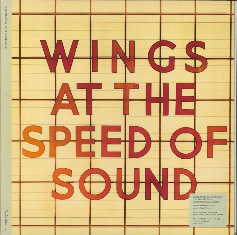 Secure Checkout Paul McCartney and Wings At The Speed Of Sound - 180g UK 2-LP vinyl set