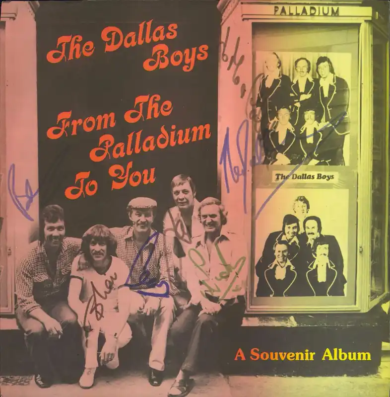Limited Time The Five Dallas Boys From The Palladium To You - Autographed UK Vinyl LP